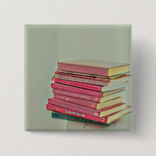 Chapa Cuadrada Cool book lover gift