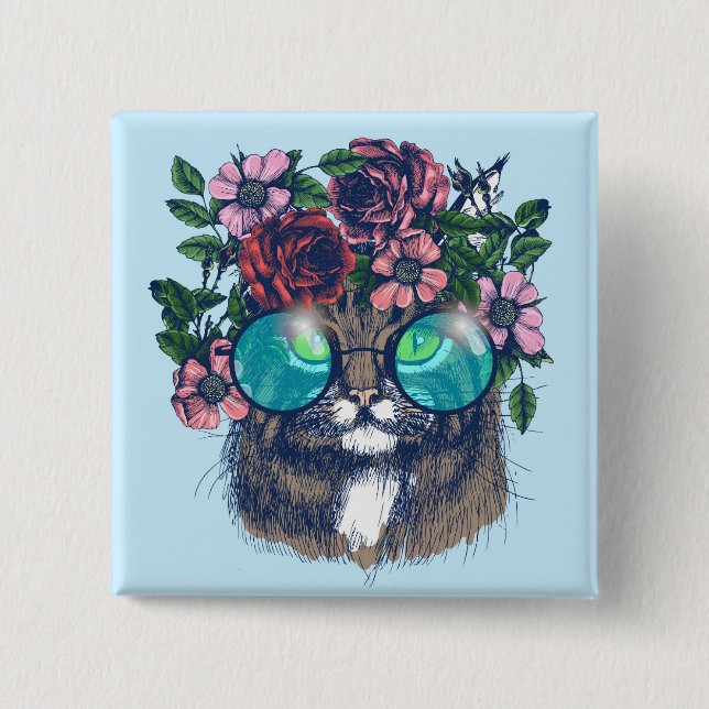 Chapa Cuadrada Coon de lujo de Maine (Anverso)