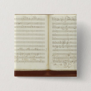 Chapa Cuadrada Copia manuscrita 'del Flute mágico