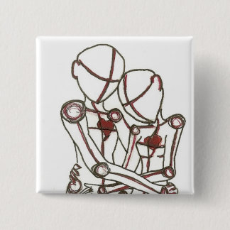 Chapa Cuadrada corazones