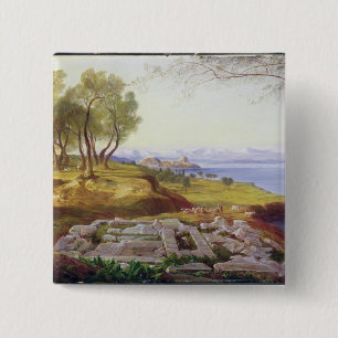 Chapa Cuadrada Corfú de la ascensión, c.1856-64 (aceite en lona