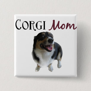 Chapa Cuadrada Corgi Mom Photograph