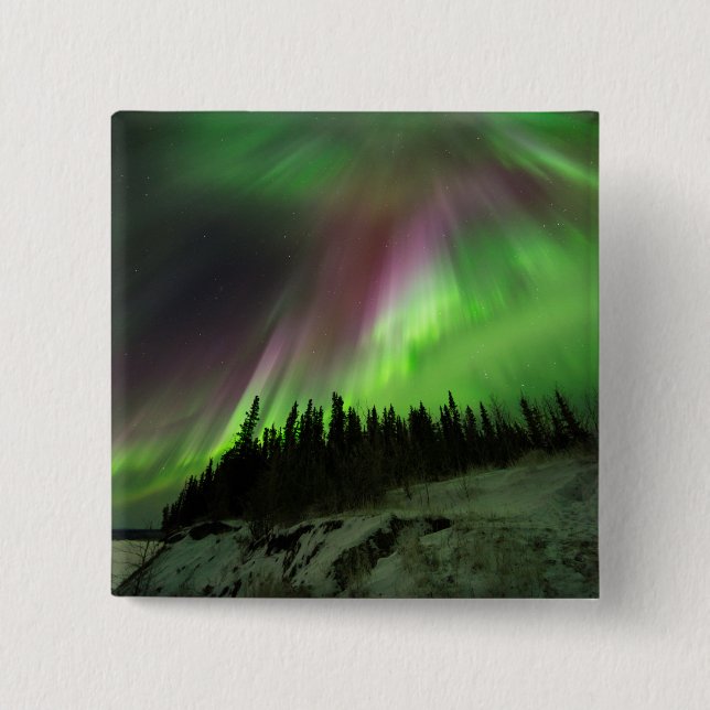 Chapa Cuadrada Corona Aurora (Anverso)