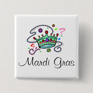 Chapa Cuadrada Corona del carnaval
