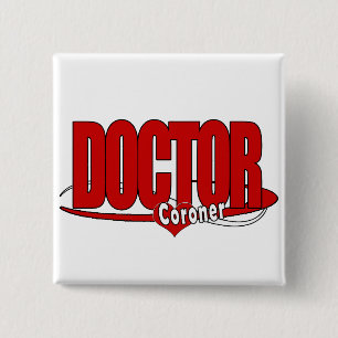 CHAPA CUADRADA CORONER LOGO BIG RED MÉDICA