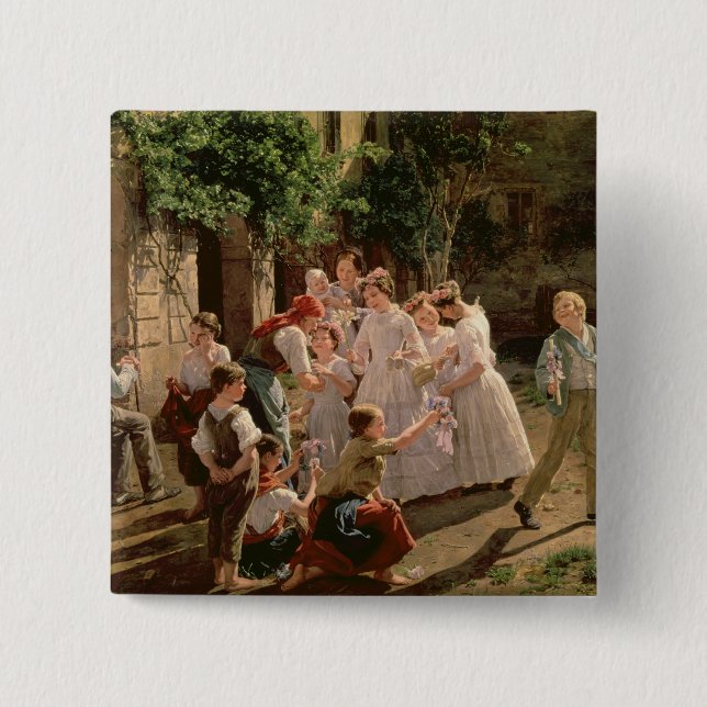 Chapa Cuadrada Corpus Christi (Anverso)