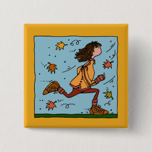 Chapa Cuadrada corredor del otoño (mujer)