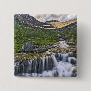 Chapa Cuadrada Corriente en cascada, Parque Nacional Glaciar,
