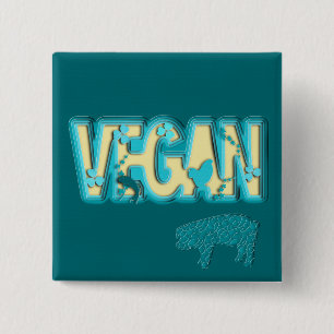 Chapa Cuadrada Corte de papel vegano