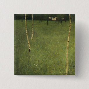 Chapa Cuadrada Cortijo con los árboles de abedul, 1900