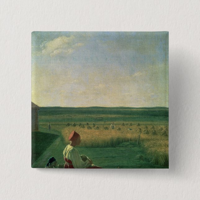 Chapa Cuadrada Cosechando en verano, 1820s (Anverso)
