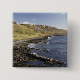 Chapa Cuadrada Costa en Duntulm, Isla de Skye, Escocia, Unido