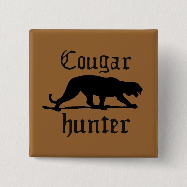 CHAPA CUADRADA COUGAR HUNTER (Anverso)