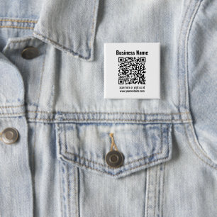 Chapa Cuadrada Crea tu propio código QR   Transparente