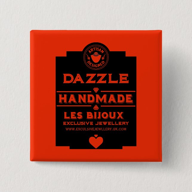 Chapa Cuadrada Creador de joyas (Anverso)