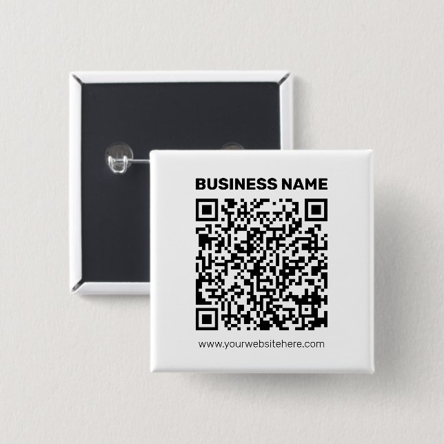 Chapa Cuadrada Crear instantáneamente un código QR para cualquier (Anverso y reverso)