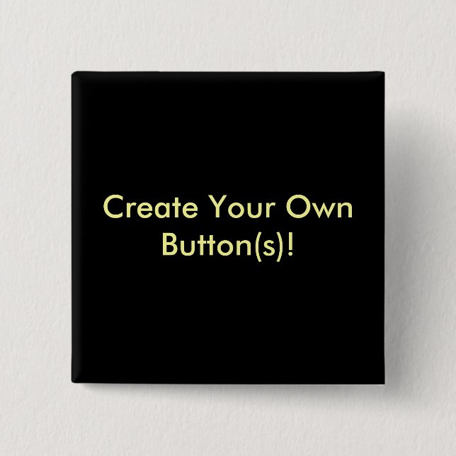 Chapa Cuadrada ¡Cree sus propios botones! (Anverso)