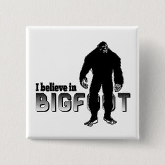 Chapa Cuadrada Creo en BIGFOOT
