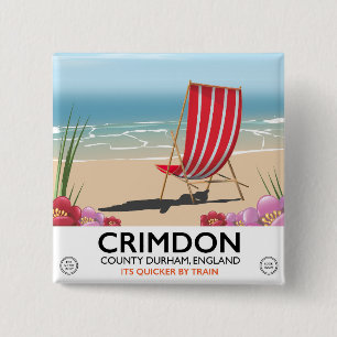 Chapa Cuadrada Crimdon, Condado de Durham, Inglaterra.