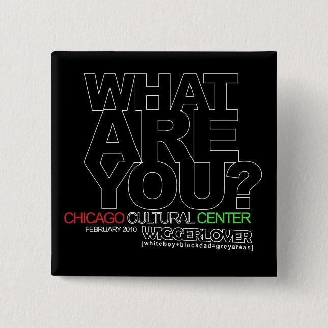 CHAPA CUADRADA CRISIS DE IDENTIDAD #3 (Anverso)