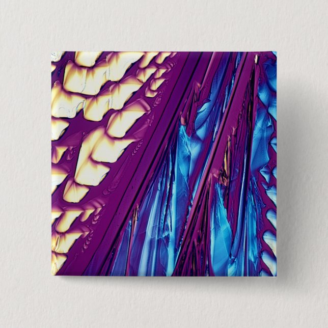 Chapa Cuadrada Cristales del ácido tartárico (Anverso)