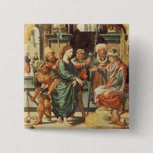 Chapa Cuadrada Cristo antes de Pilate