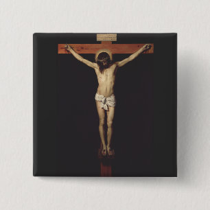 Chapa Cuadrada Cristo crucificado por Diego Velázquez