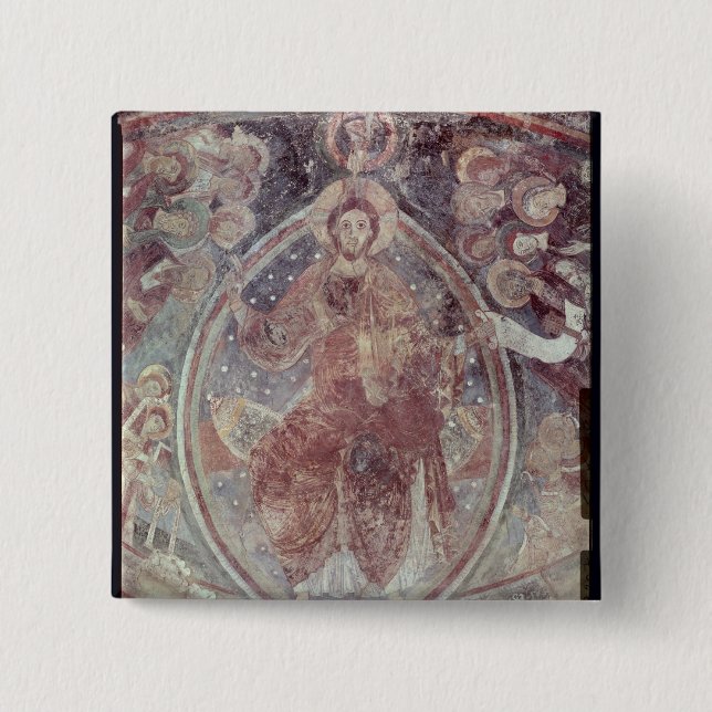 Chapa Cuadrada Cristo Pantocrator, del apse (Anverso)
