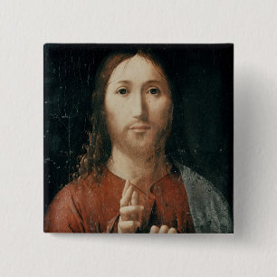 Chapa Cuadrada Cristo Salvator Mundi, 1465