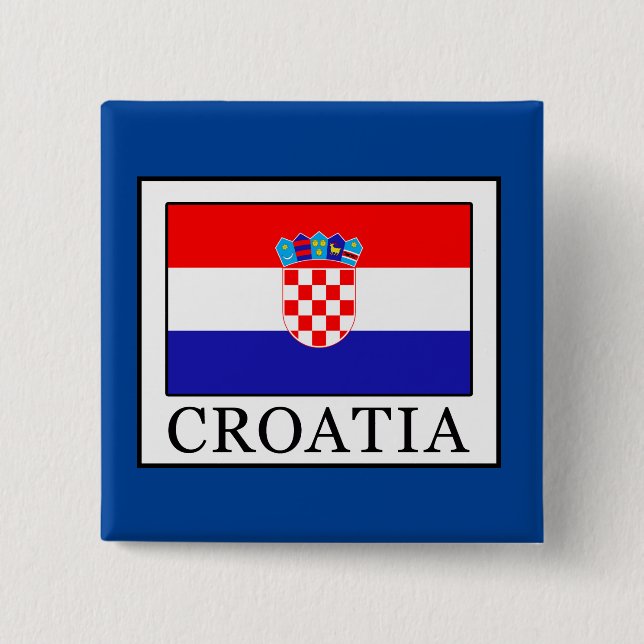Chapa Cuadrada Croacia (Anverso)