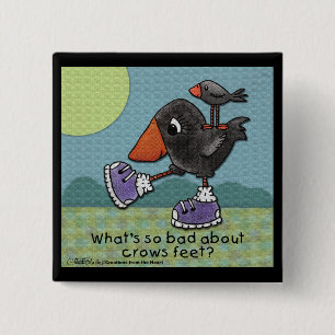 Chapa Cuadrada Crows Primitivos- Pies de arado