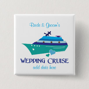 Chapa Cuadrada Cruceros boda