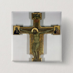 Chapa Cuadrada Crucifijo 2