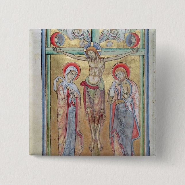 Chapa Cuadrada Crucifixión (Anverso)