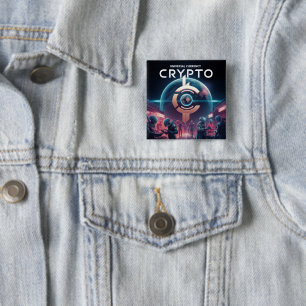 Chapa Cuadrada Crypto Planet