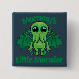 Chapa Cuadrada Cthulhu, el pequeño monstruo de la mami