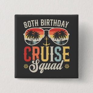 Chapa Cuadrada Cuadrada Familia Pareja Squad Crucero Cumpleaños 8