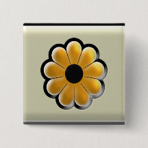 Cuadrado Amarillo de Flor – Diseño Floral Moderno