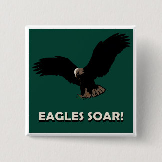 Chapa Cuadrada Cuadrado de Eagle del vuelo