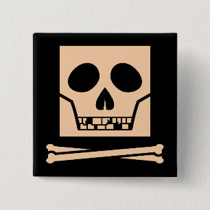 Chapa Cuadrada Cuadrado de Skully