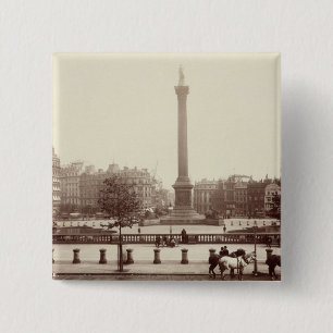 Chapa Cuadrada Cuadrado de Trafalgar, Londres (foto de la sepia)