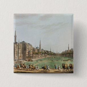 Chapa Cuadrada Cuadrado principal en El Cairo magnífico, con el