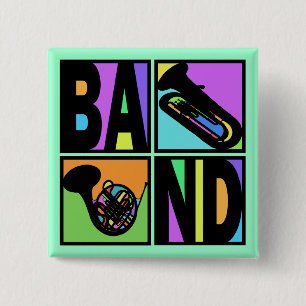 CHAPA CUADRADA CUADRADOS DEL ARTE POP DE LA BANDA