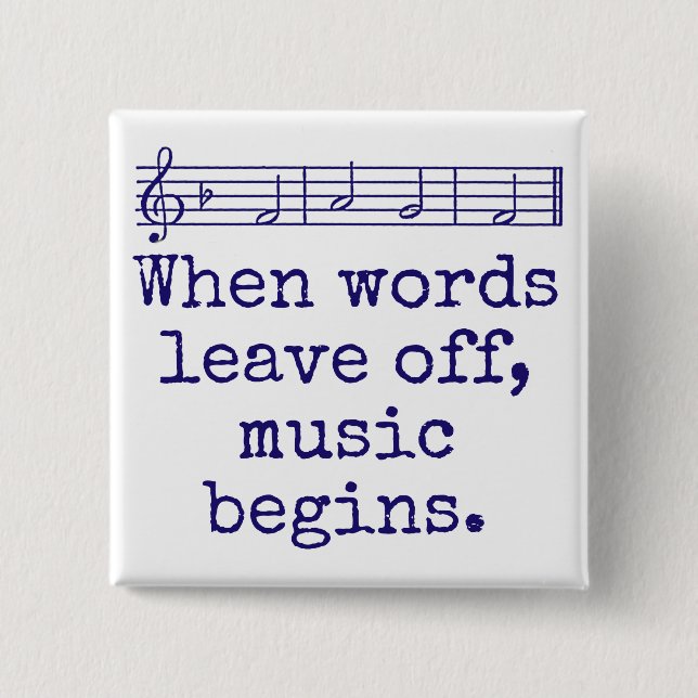 Chapa Cuadrada Cuando las palabras se van - Cita musical (Anverso)