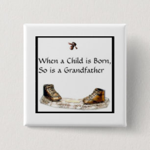 Chapa Cuadrada Cuando un niño es… abuelo nacido