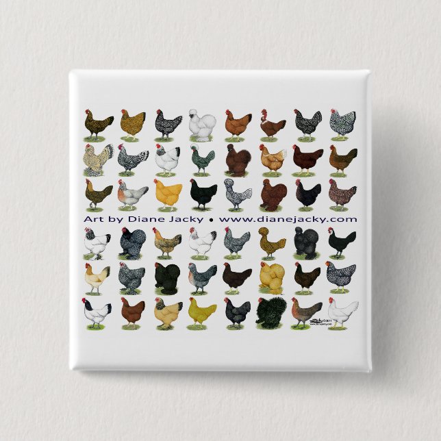 Chapa Cuadrada Cuarenta y ocho Hen Promo (Anverso)