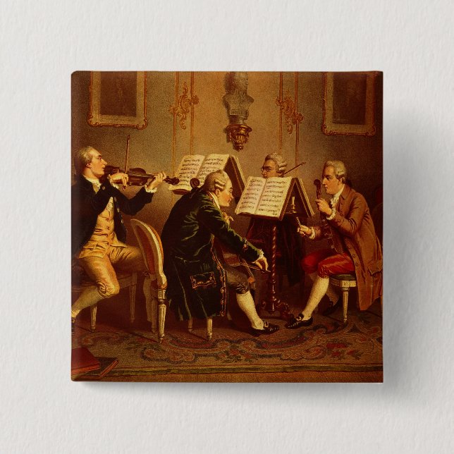 Chapa Cuadrada Cuarteto de cuerda (Anverso)