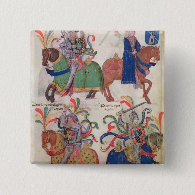 Chapa Cuadrada Cuatro cavaliers, del (Anverso)