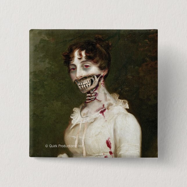 Chapa Cuadrada Cubierta del zombi (Anverso)