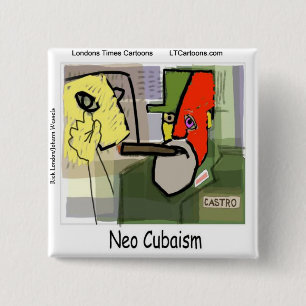 Chapa Cuadrada Cubista Castro NeoCubismo Divertido